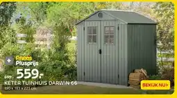 Praxis KETER TUINHUIS DARWIN 66 aanbieding