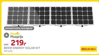 Praxis BEEM ENERGY SOLAR KIT aanbieding
