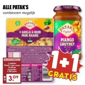 MCD Supermarkt ALLE PATAK'S aanbieding