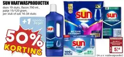 MCD Supermarkt SUN VAATWASPRODUCTEN aanbieding