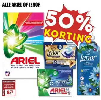 MCD Supermarkt ALLE ARIEL OF LENOR aanbieding