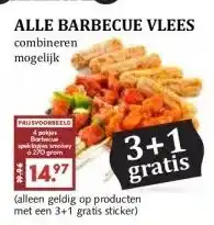 MCD Supermarkt ALLE BARBECUE VLEES aanbieding
