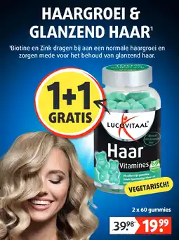Lucovitaal HAARGROEI & GLANZEND HAAR¹ aanbieding