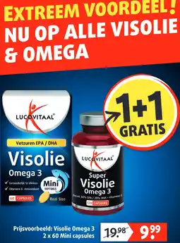 Lucovitaal Visolie Omega 3 aanbieding