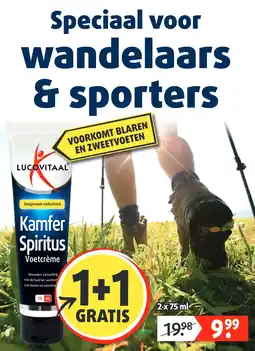 Lucovitaal Kamfer Spiritus Voetcrème aanbieding