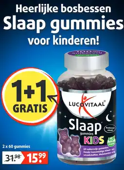 Lucovitaal Slaap gummies aanbieding