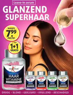 Lucovitaal Leave-in serum GLANZEND SUPERHAAR aanbieding