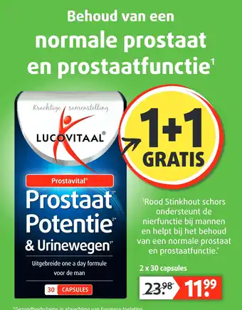 Lucovitaal Prostaat 1* Potentie & Urinewegen aanbieding