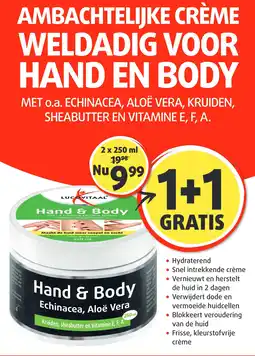 Lucovitaal Hand & Body Echinacea. Aloë Vera aanbieding