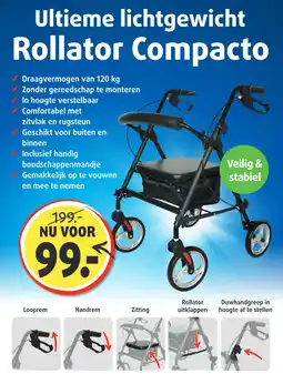 Lucovitaal Rollator Compacto aanbieding