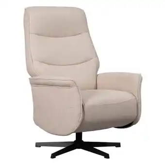 Leen Bakker Relaxfauteuil Boaz - elektrisch verstelbaar - zand aanbieding