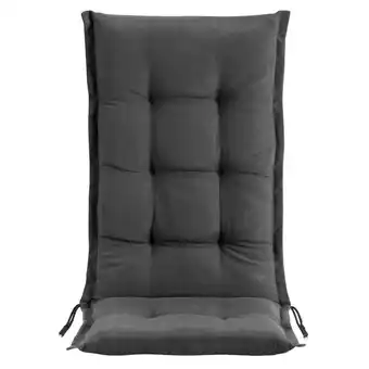 Leen Bakker Terrasstoelkussen Brest - grijs - 120x50 cm aanbieding