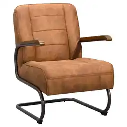Leen Bakker Fauteuil Ivar - stof - cognac aanbieding