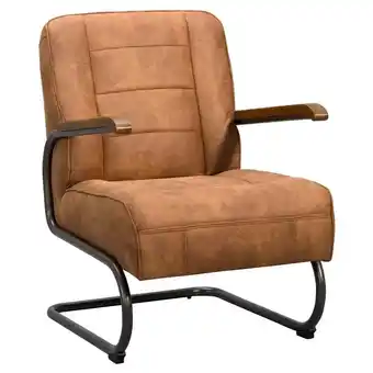 Leen Bakker Fauteuil Ivar - stof - cognac aanbieding