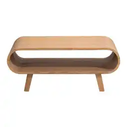 Leen Bakker Salontafel Matteo - naturel - 37x90x55 cm aanbieding