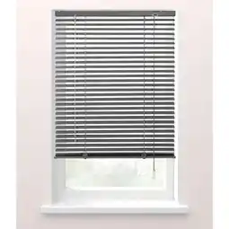 Leen Bakker Fenstr jaloezie aluminium 25 mm antraciet - 60x130 cm aanbieding