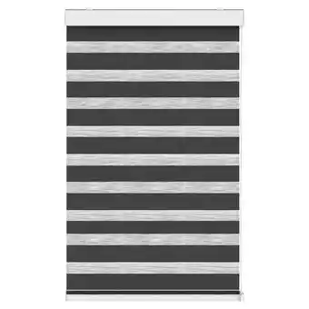 Leen Bakker Fenstr duo-rolgordijn antraciet - 60x175 cm aanbieding