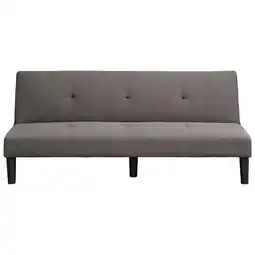 Leen Bakker Slaapbank Cairns - antraciet - 75x188x88 cm aanbieding