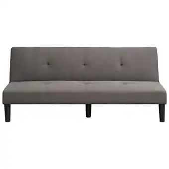 Leen Bakker Slaapbank Cairns - antraciet - 75x188x88 cm aanbieding