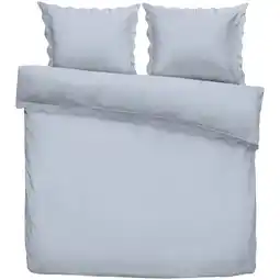 Leen Bakker Dekbedovertrek Florine - lichtblauw - 200x200/220 cm aanbieding