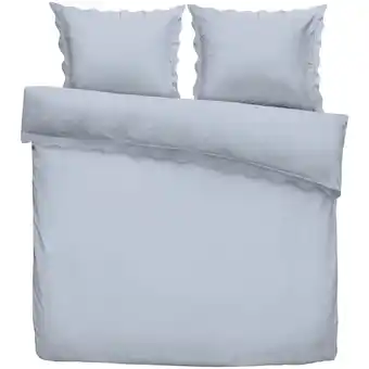 Leen Bakker Dekbedovertrek Florine - lichtblauw - 200x200/220 cm aanbieding