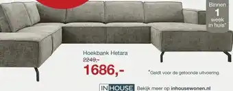 IN.HOUSE Hoekbank Hetara aanbieding