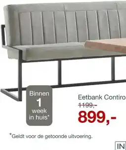 IN.HOUSE Eetbank Contiro aanbieding