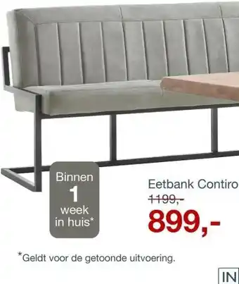 IN.HOUSE Eetbank Contiro aanbieding