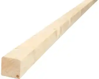 Hornbach KONSTA Vuren balk geschaafd 44 x 44 x ca. 2100 mm aanbieding