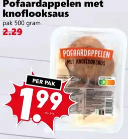 Coop Pofaardappelen met knoflooksaus aanbieding