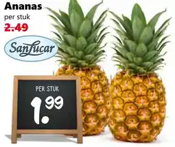 Coop Ananas aanbieding
