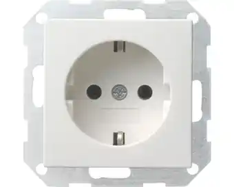 Hornbach GIRA System 55 Stopcontact 1-voudig RA zuiverwit glans 018803 aanbieding