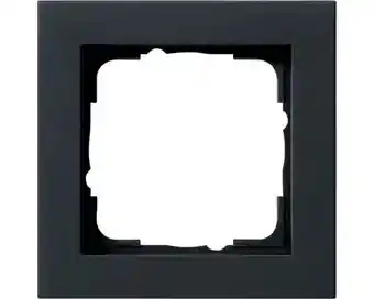 Hornbach GIRA E2 Afdekraam 1-voudig zwart mat 021109 aanbieding