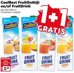 Coop CoolBest FruitOntbijt en/of FruitDrink aanbieding