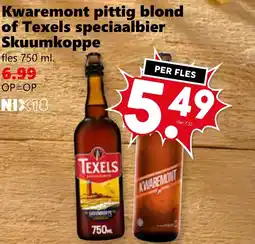 Coop Kwaremont pittig blond of Texels speciaalbier Skuumkoppe aanbieding