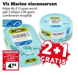 Coop Vis Marine visconserven aanbieding