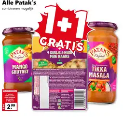 Coop Alle Patak's aanbieding