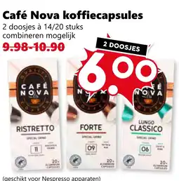 Coop Café Nova koffiecapsules aanbieding