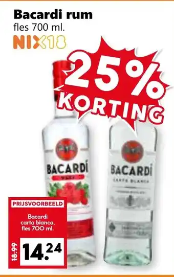Coop Bacardi rum aanbieding