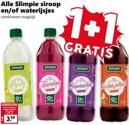 Coop Alle Slimpie siroop en/of waterijsjes aanbieding