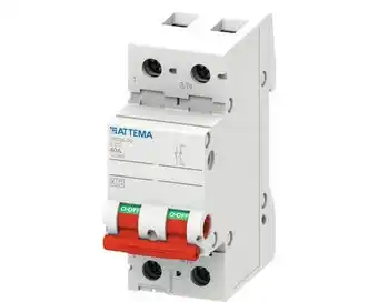 Hornbach ATTEMA Click-mate NXT hoofdschakelaar 2P 40A AT90228 aanbieding