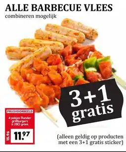Coop ALLE BARBECUE VLEES aanbieding