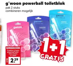 Coop g'woon powerball toiletblok aanbieding