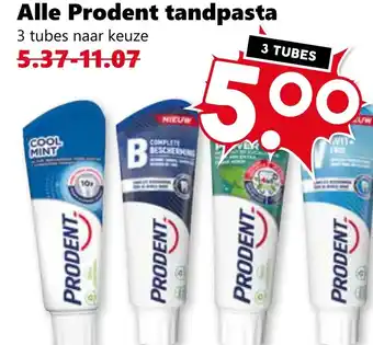 Coop Alle Prodent tandpasta aanbieding
