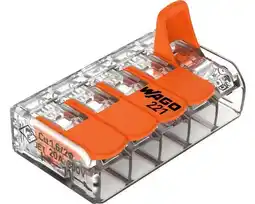 Hornbach WAGO Verbindingsklem Compact 221-415, 8 stuks aanbieding