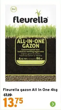 GAMMA Fleurella gazon All In One 4kg aanbieding