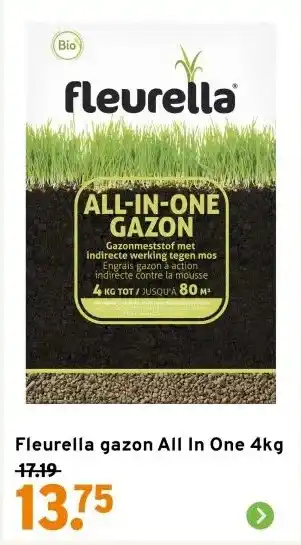 GAMMA Fleurella gazon All In One 4kg aanbieding