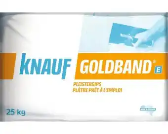 Hornbach KNAUF Handpleister Goldband E 25 kg aanbieding