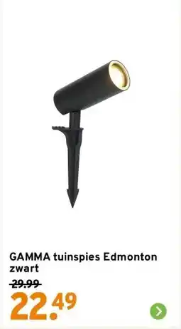GAMMA GAMMA tuinspies Edmonton zwart aanbieding