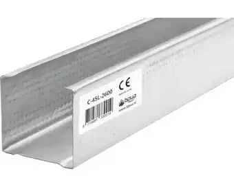Hornbach C45L Metalstud wandprofiel, lengte 2600 mm aanbieding